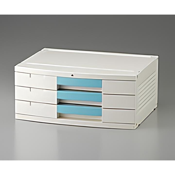 

(Khusus Batam) Tray BOX Three Drawer for A3 (With Key) 470 x 360 x 205 mm - Blue