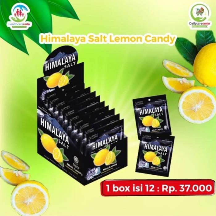 

HIMALAYA SALT CANDY /PERMEN SEGAR MINT RASA LEMON BOX -ANTI OKSIDAN