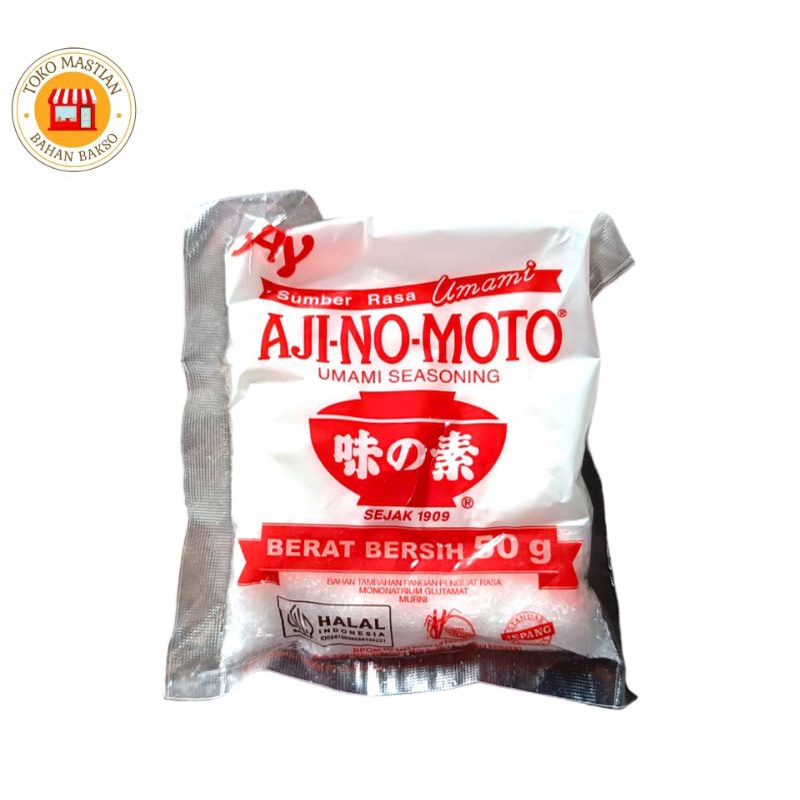 

micin penyedap merk ajinomoto berat 50 g (5pcs)