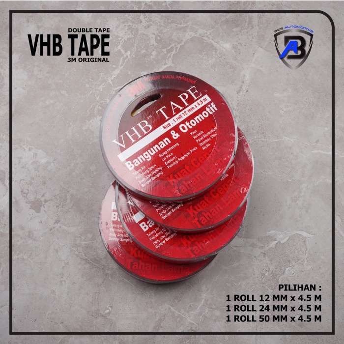 

Terbaru Double Tape 3M Vhb Automotive 4900 4.5M Double Tape Otomotif Bangunan