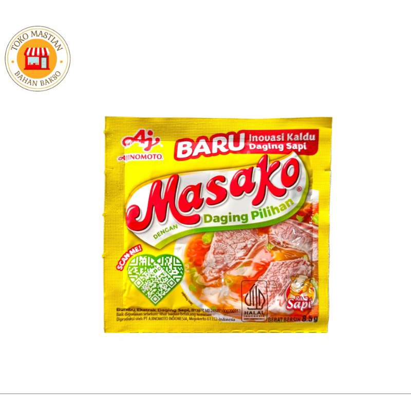 

Masako kaldu sapi 8,5 g (12pcs)