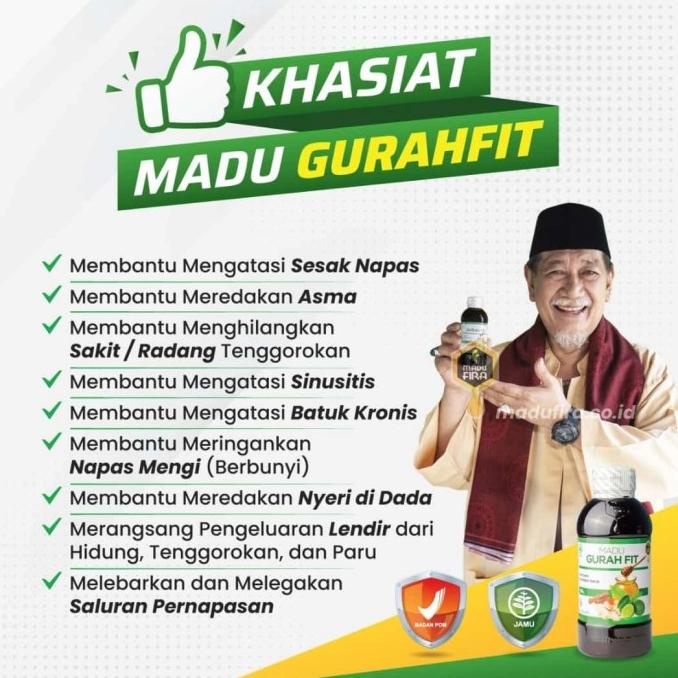 

madu gurah fit paru paru batuk pilek herbal GURAH FIT sehat pernafasan