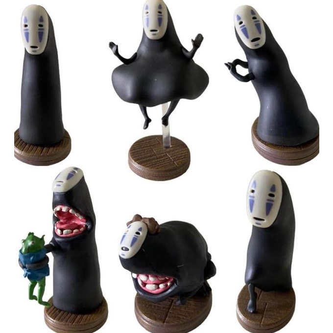 Promo Action Figure Studio Ghibli Spirited Away - No Face Man Set 6