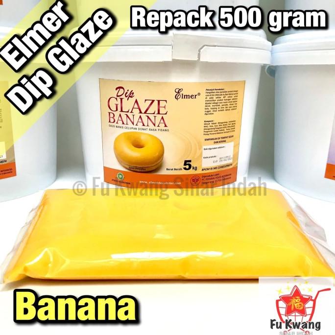 

~^~^~^] Elmer Dip Glaze Banana repack 500 gram