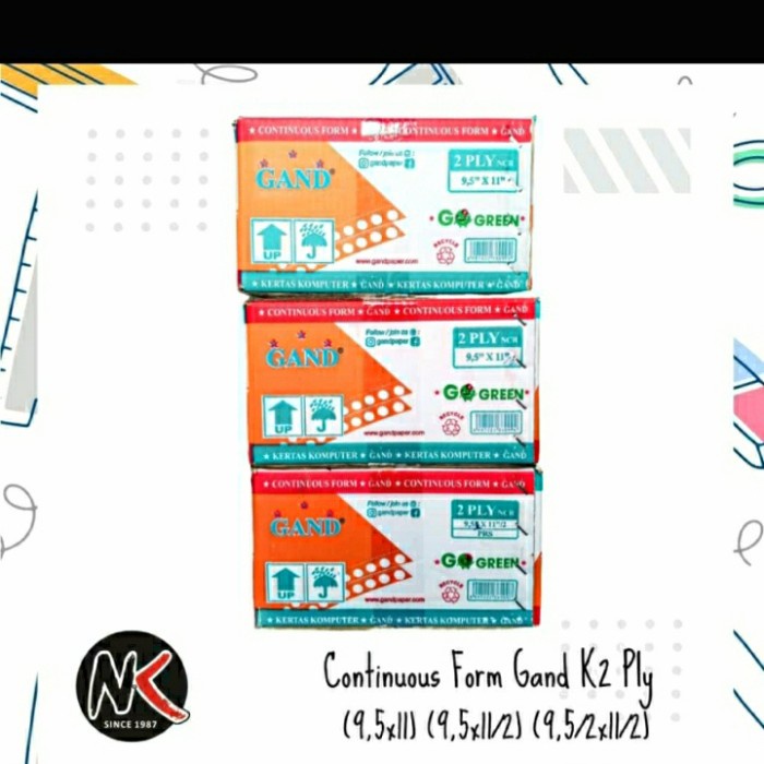 

Promo Continuous Form 2 Ply