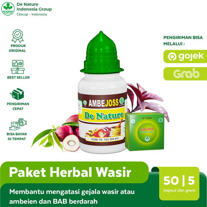 

Obat Wasir Ambeien Herbal Ambejoss dan Salep Salwa De Nature Terbaru
