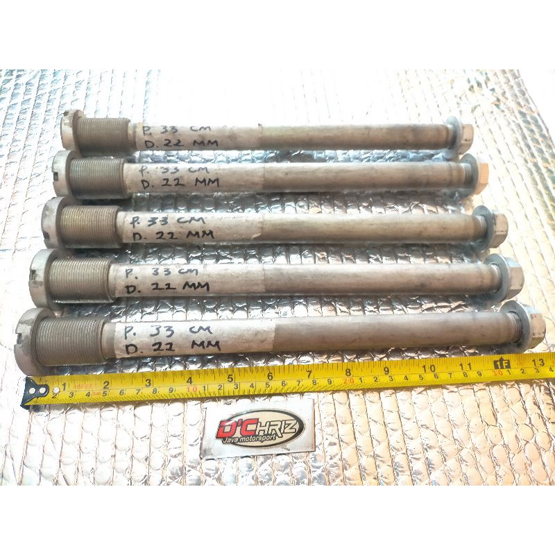 as roda as swing arm moge original 22 mm panjang 33 cm