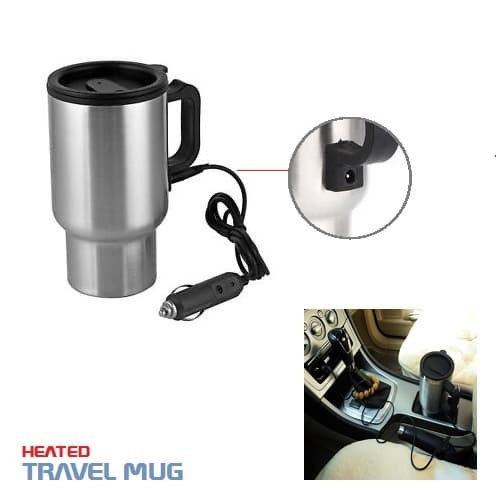 ~~~~~] Mug Penghangat Minuman Kendaraan - Heated Travel Mug