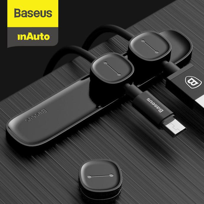 

BASEUS KABEL KLIP/PENJEPIT KABEL CABLE HOLDER ORGANIZER MAGNETIC