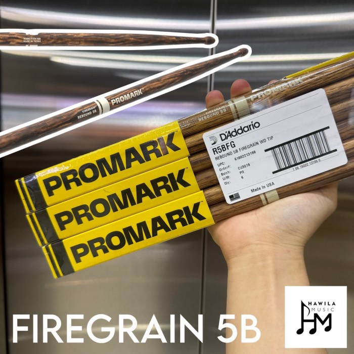 PROMO STICK DRUM STICK PROMARK R5AFG PROMARK R5BFG REBOUND FIREGRAIN #ORIGINAL