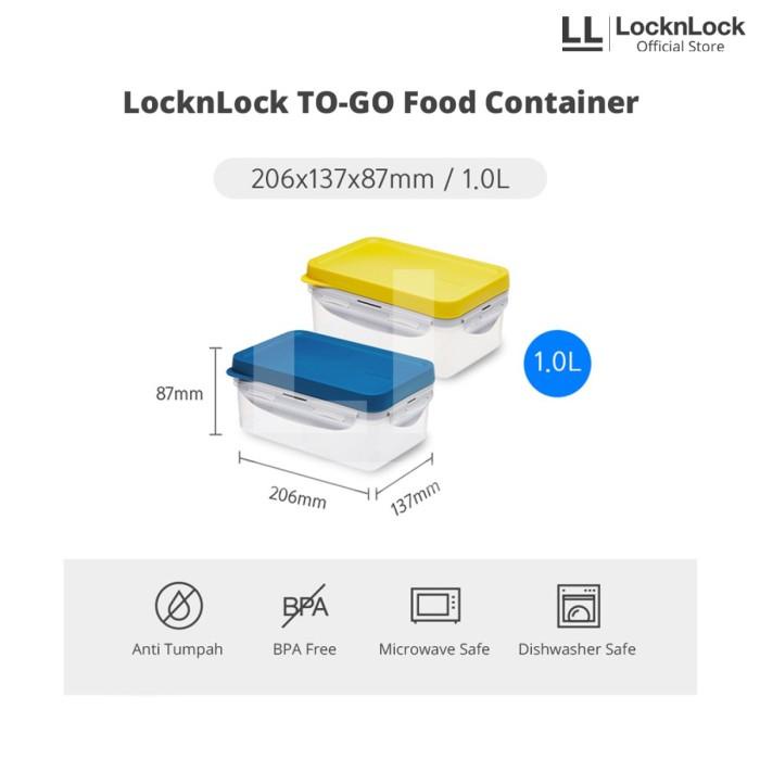 

LocknLock To-Go Kotak Makan HPL817L - 1L