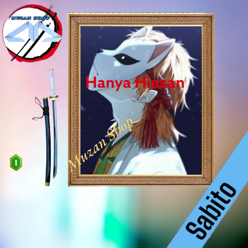 Mainan pedang kayu SABITO DEMON SLAYER