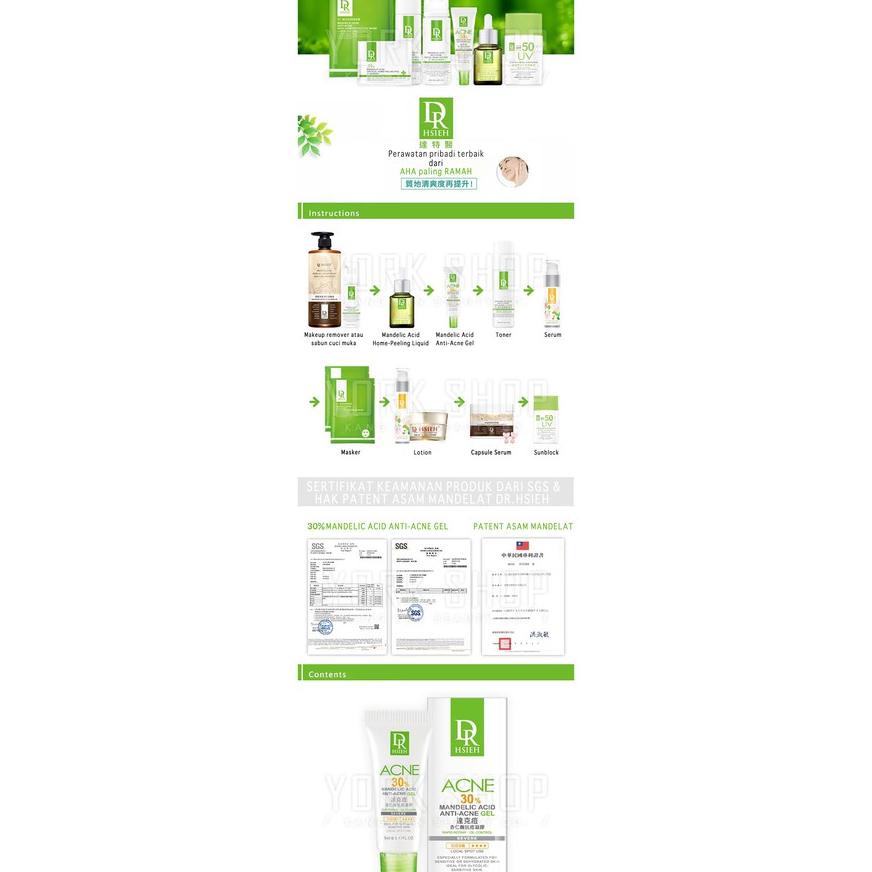 Dr. Hsieh 30% Mandelic Acid Anti- Jerawat