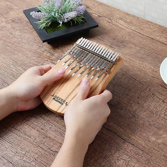 Gecko Kalimba K17Note 17 Keys Camphorwood Original Alat Musik