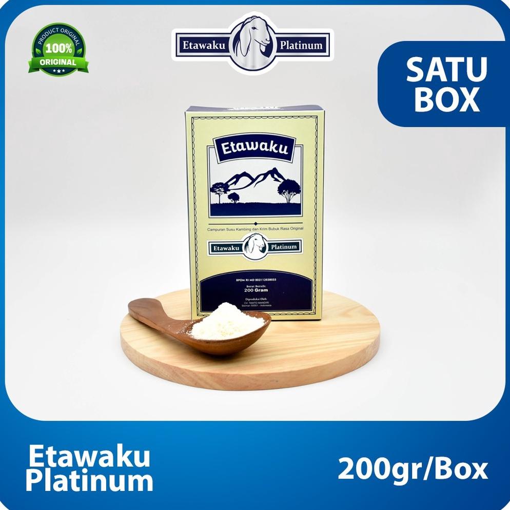 

Ready Etawaku Platinum - Susu Kambing Etawa Murni + Krimer Bubuk yang Berkhasiat Tinggi Memiliki Kandungan Protein dan Vitamin Kompleks yang lengkap dan Rendah Lemak