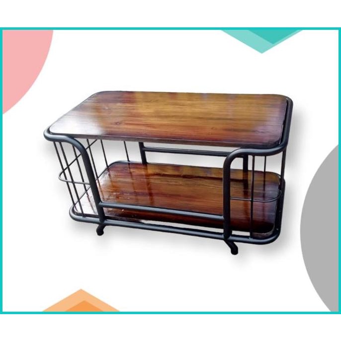 Meja Tamu Kayu Jati Industrial Furniture Meja Cafe Cage Table 16novz3