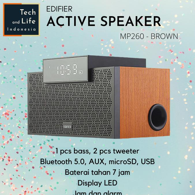 Speaker Aktif Bluetooth Edifier Mp260 Cordless Portable Wireless Bass Yunsabell