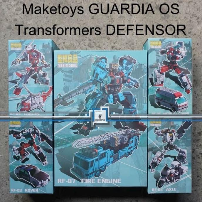 Yes Model DEFENSOR Transformers Combiner Maketoys Guardia YM Defensor