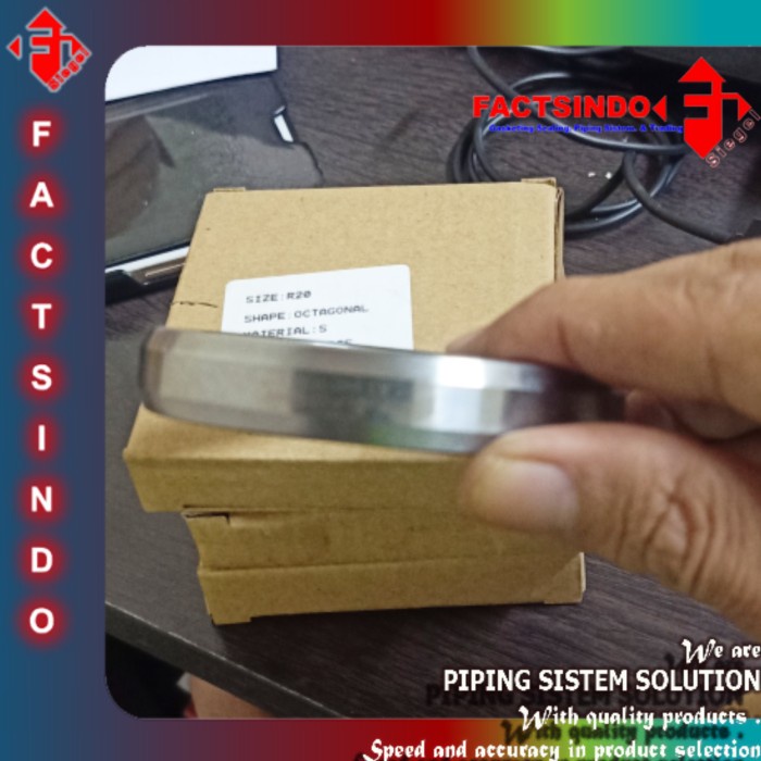 GASKET RING JOINT R20 OCTAGONAL GASKET RTJ 1,5" Ansi 900 SS316