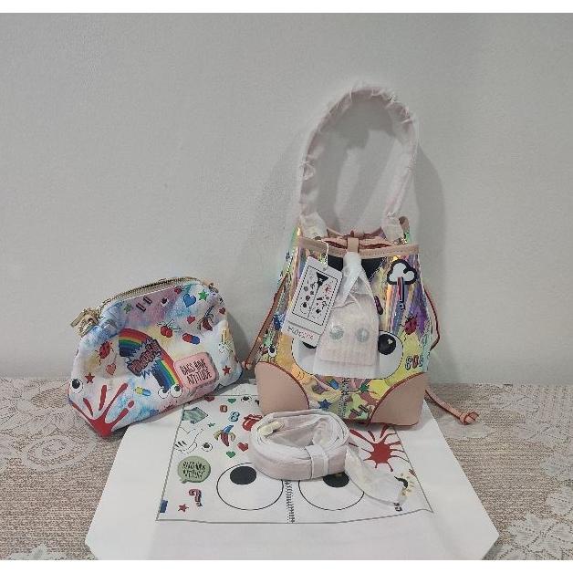 Tas Huer Eyetheme Hologram Buet Bag
