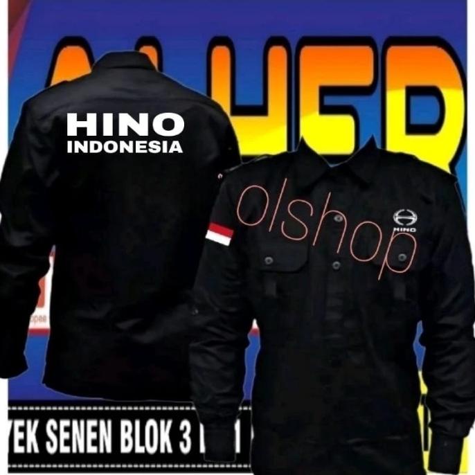 Trend Kemeja Hino Baju Hino Seragam Hino Kemeja Kerja Hino Baju Kerja Hino  Original