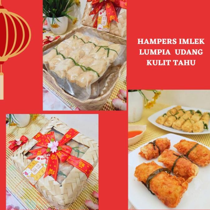 

Hampers Imlek Dimsum Lumpia Udang Kulit Tahu Premium Spring Roll Berkualitas