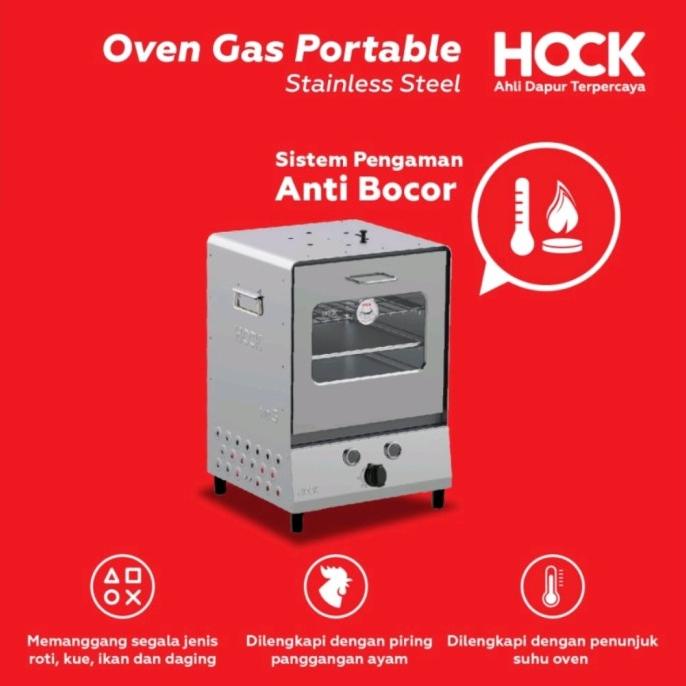 Oven Gas Hock Portable Stainless Steel / Oven Hock Stainless HO-GS103