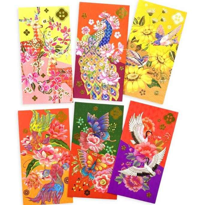 

New Scoop Angpau Hongbao Imlek Cny & Wedding (6Pcs Mix) 65024401 Berkualitas
