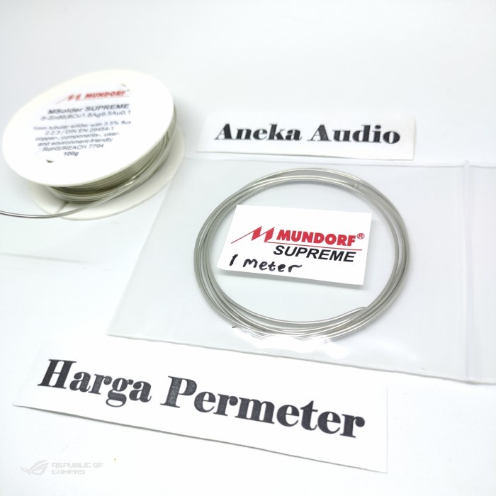 Timah Tenol Solder Audio Mundorf Msolder Supreme Sg Dijual Permeter