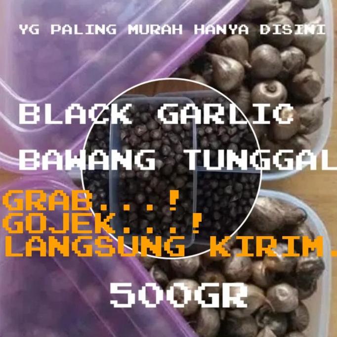 

BAWANG PUTIH HITAM TUNGGAL-BAWANG HITAM LANANG SIUNG-BLACK GARLIC 500G