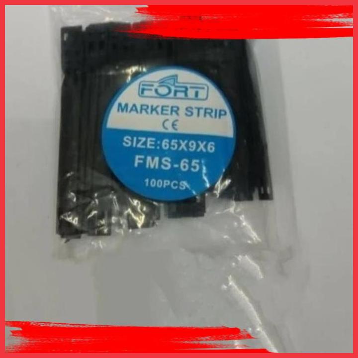 

(BPS) MARKER STRIP FMS-65 1PACK ISI 100PCS