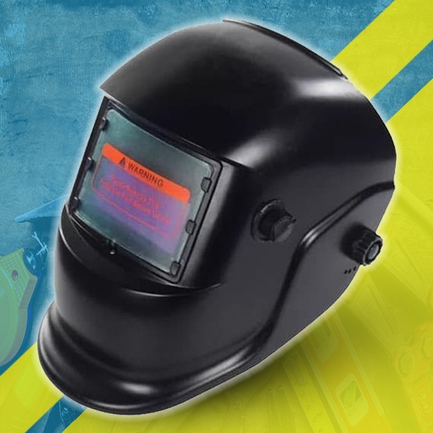 Topeng Las Auto Darkening Kaca Besar Logan/Topeng Las Otomatis Full