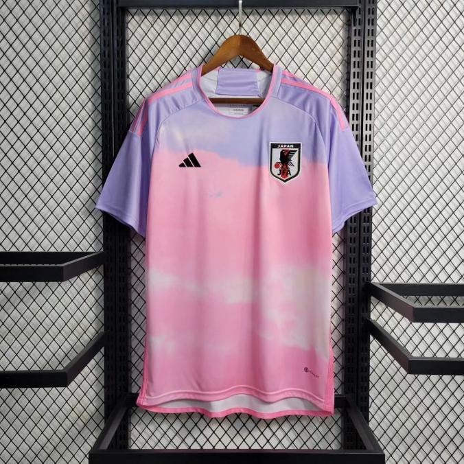 PROMO BAJU BOLA JERSEY JEPANG PINK PURPLE JERSEY BOLA BAJU JERSEY FUTSAL