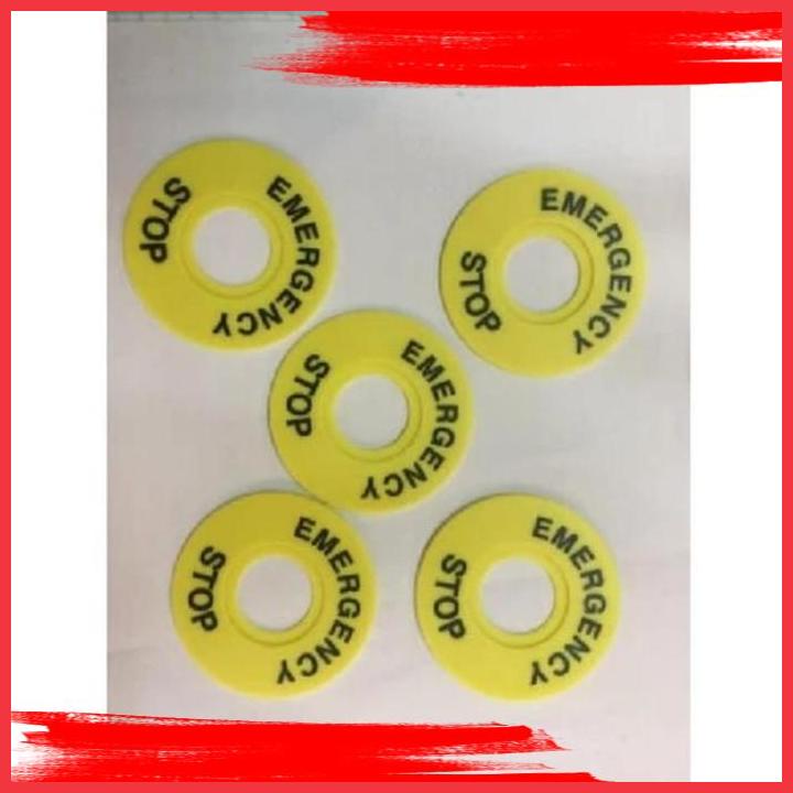 

(BPS) LABEL NAME / LABEL NAMA EMERGENCY STOP TIPE ER60