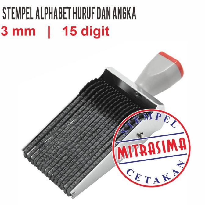 

Stempel Serbaguna Alphabet ( Angka Dan Huruf ) Sistem Diputar