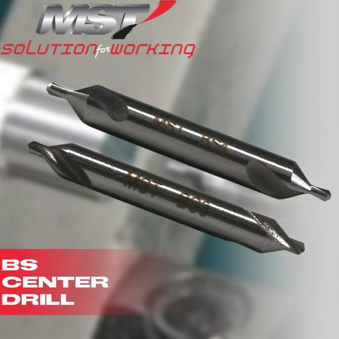 MST Mata Bor Bubut / CENTER DRILL HSS