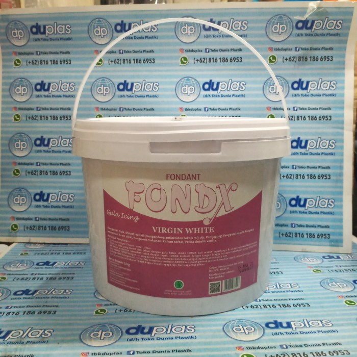 

Promo Fondant Fondx 5 Kg Virgin White