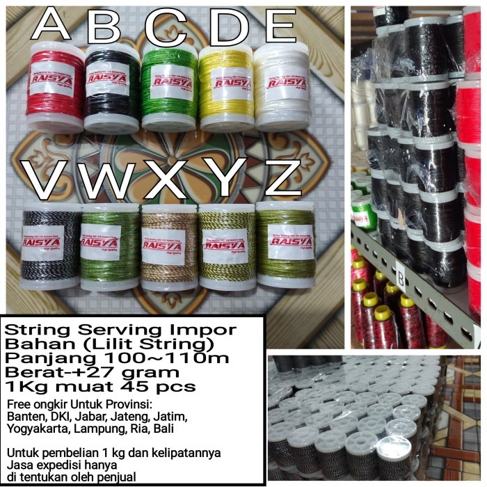 Promo Serving String/String Panahan/Bow String Olahraga Panahan Raisya