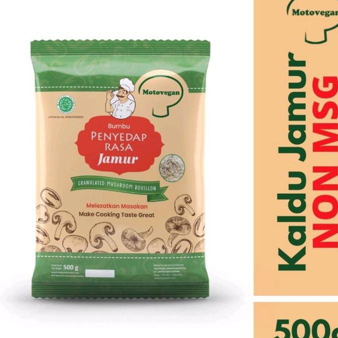 

Moto Vegan 500 Gram Kaldu Jamur /Yedap Rasa Jamur Motovegan Non Msg