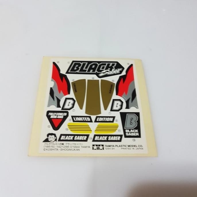 tamiya stiker black saber