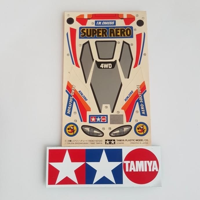 tamiya stiker aero solitude 1991th