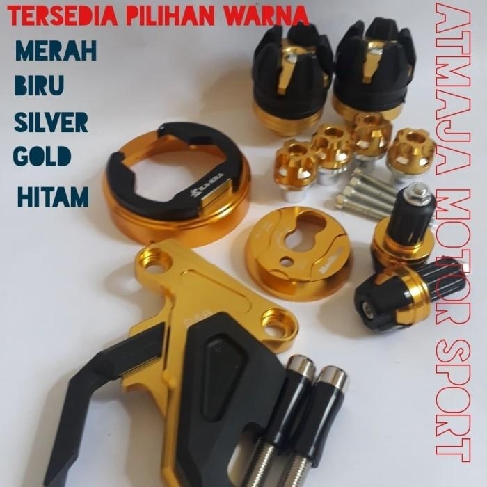 PAKET VARIASI 7 ITEM YAMAHA NMAX JALU STANG-JALU AS RODA DLL