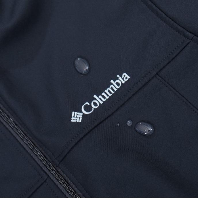 BIG SALE JAKET OUTDOOR COLUMBIA MEN'S BOWEN LAKE SOFTSHELL BLACK ORIGINAL 