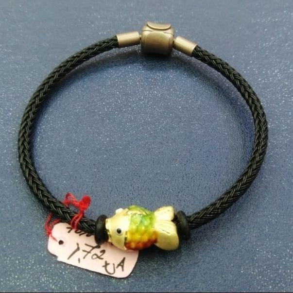 READY STOCK GELANG TALI EMAS ANAK DEWASA PIXIU 22K MODEL IKAN KOI 