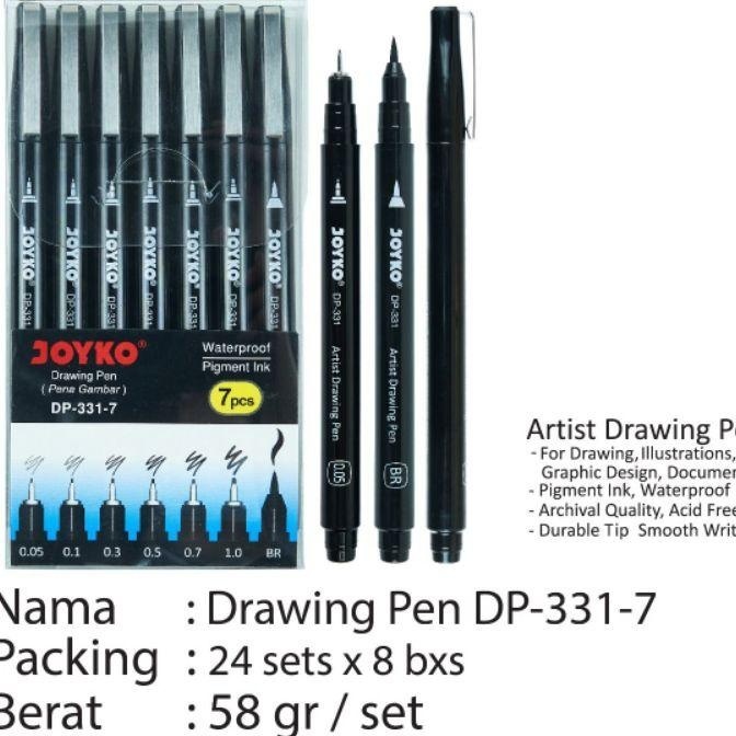 

Drawing Dp 331-7 Joyko ( Harga 1 Set 7 Pcs)