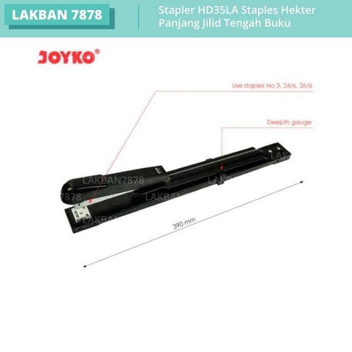 

Stapler HD35LA Staples Hekter Panjang JOYKO HD-35LA Jilid Tengah Buku