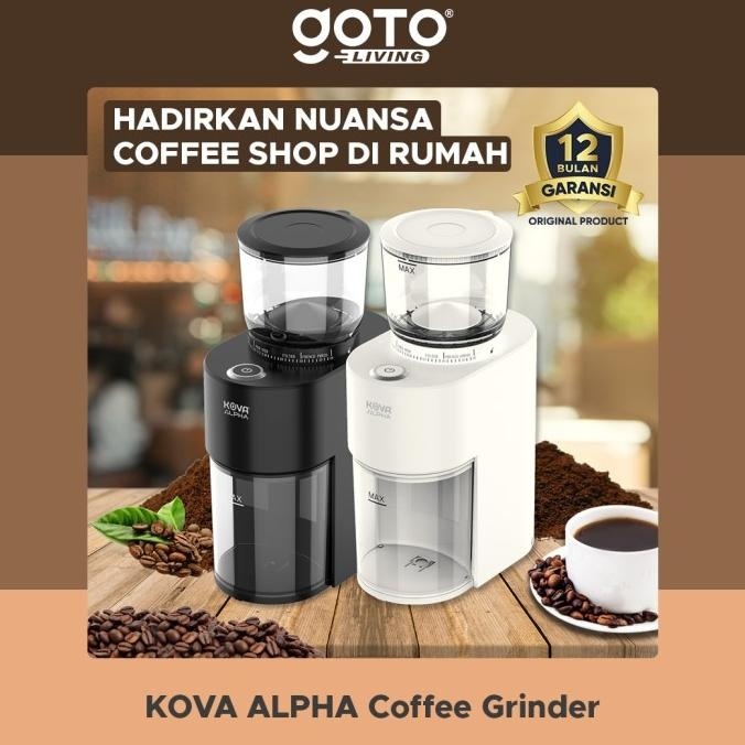 Kova Alpha Coffee Grinder Electric Mesin Giling Biji Kopi Elektrik
