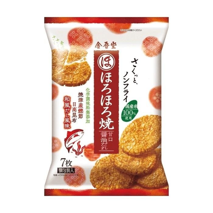 

Kingodo Hororo Yaki Amakuchi Shoyu Dare / Krekers Beras 158 Gram Best Seller