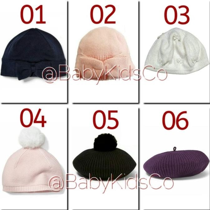 READY STOCK TOPI BAYI ANAK PEREMPUAN JANIE AND JACK HAT TOPI PANTAI SUN KUPLUK HNM 