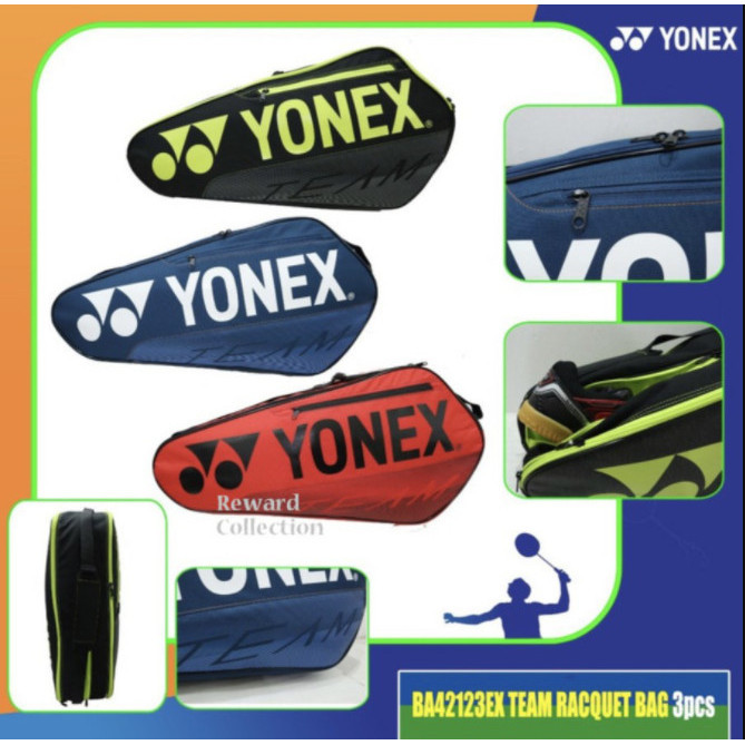 [Original] Tas Badminton Yonex Ba 42123 Ex Bt 3 Original Berkualitas